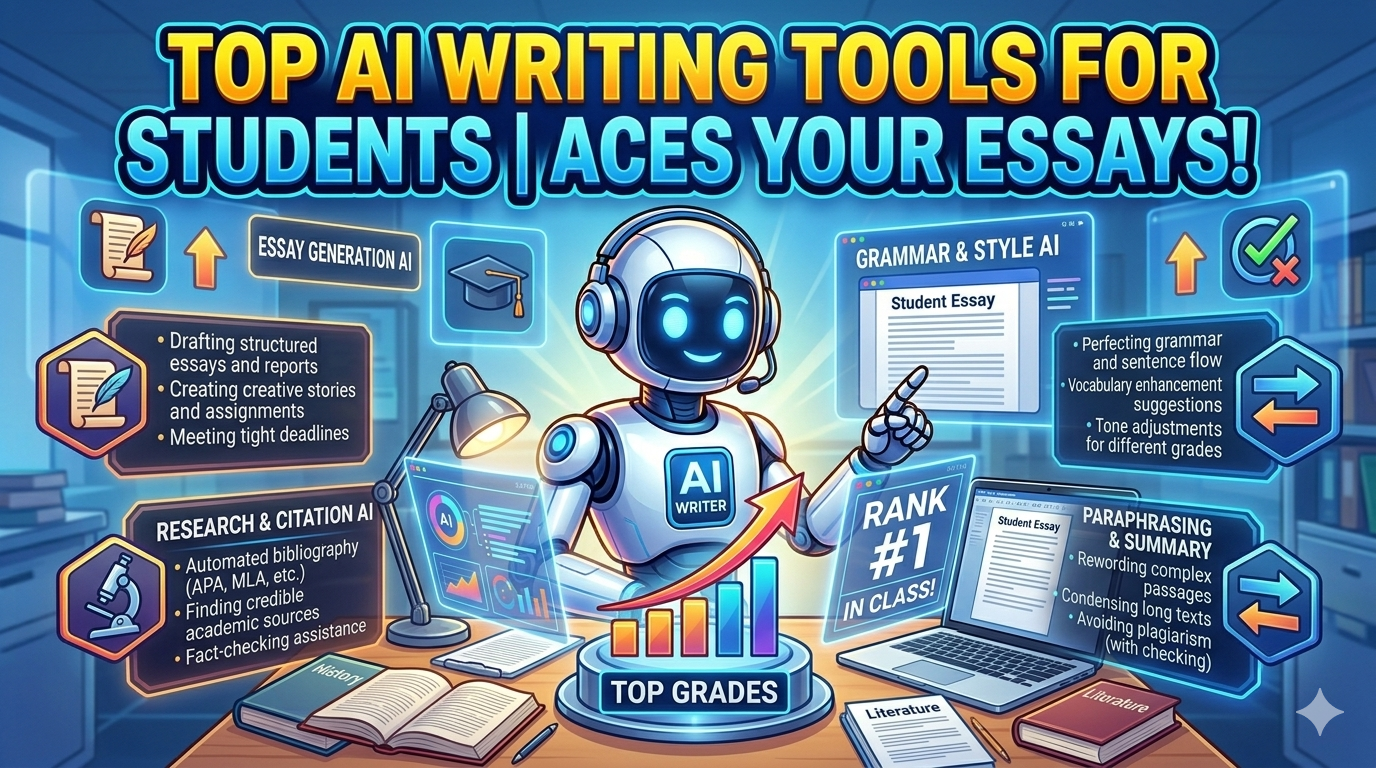 Best AI writing tools for students
